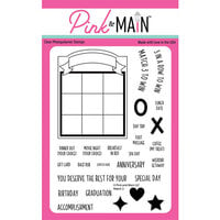 Pink and Main - Clear Photopolymer Stamps - Match 3