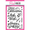 Pink and Main - Clear Photopolymer Stamps - It's A Celebration