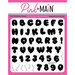 Pink and Main - Clear Photopolymer Stamps - Balloon Alpha