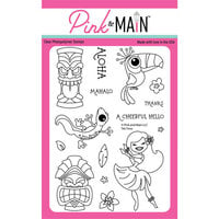 Pink and Main - Clear Photopolymer Stamps - Tiki Time