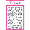 Pink and Main - Clear Photopolymer Stamps - Cute Peekers