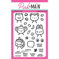 Pink and Main - Clear Photopolymer Stamps - Cute Peekers