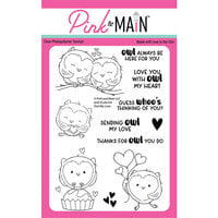 Pink and Main - Clear Photopolymer Stamps - Owl My Love