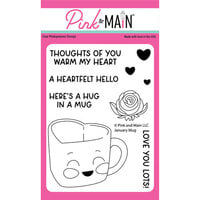 Pink and Main - Clear Photopolymer Stamps - January Mug