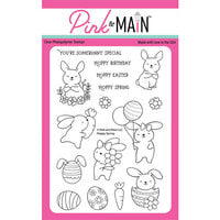 Pink And Main - Clear Photopolymer Stamps - Hoppy Spring