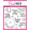 Pink and Main - Clear Photopolymer Stamps - Sakura Blooms