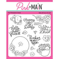 Pink and Main - Clear Photopolymer Stamps - Sakura Blooms