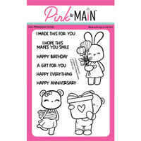 Pink And Main - Clear Photopolymer Stamps - A Gift For You