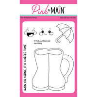 Pink and Main - Clear Photopolymer Stamps - April Mug