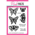 Pink And Main - Clear Photopolymer Stamps - Wings Of Whimsy