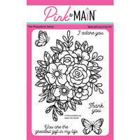 Pink And Main - Clear Photopolymer Stamps - Adore You Florals