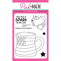Pink and Main - Clear Photopolymer Stamps - May Mug