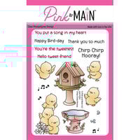 Pink and Main - Clear Photopolymer Stamps - Chirp Chirp Hooray