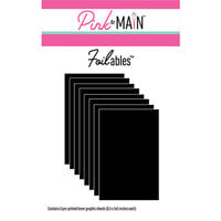 Pink and Main - Cheerfoil Collection - Foilable Sheets - Black Toner 5.5 x 8.5