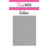 Pink and Main - Cheerfoil Collection - Foilable Panels - Diamond Grid