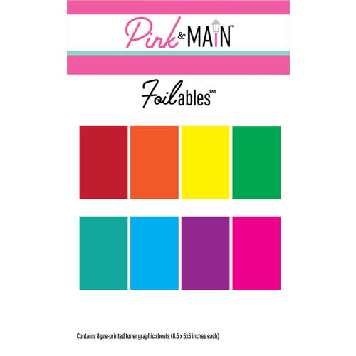 Pink and Main Foilables Rainbow Toner Sheets