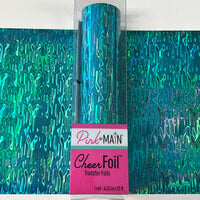 Pink and Main - Cheerfoil Collection - Cheerfoil - Waterfall Teal