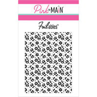 Pink and Main - Cheerfoil Collection - Foilable Panels - Cute Daisies 4 x 5.25