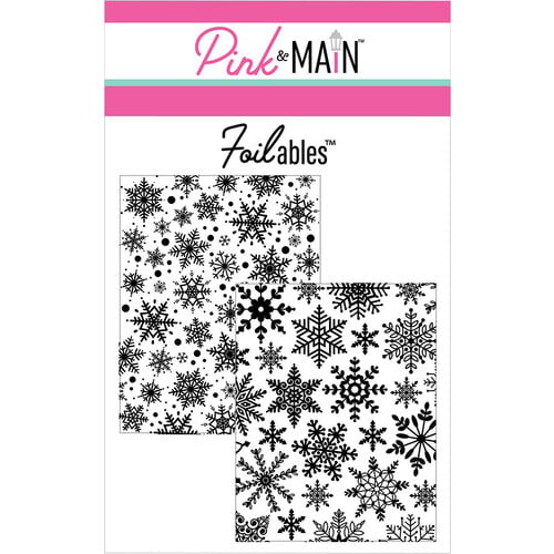 Pink and Main - Cheerfoil Collection - Foilable Panels - Blizzard