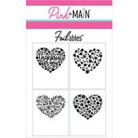 Pink and Main - Cheerfoil Collection - Foilable Panels - Fall Hearts