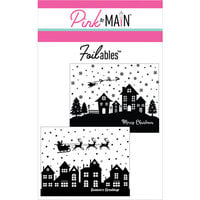 Pink and Main - Cheerfoil Collection - Foilable Panels - Santa Scenes