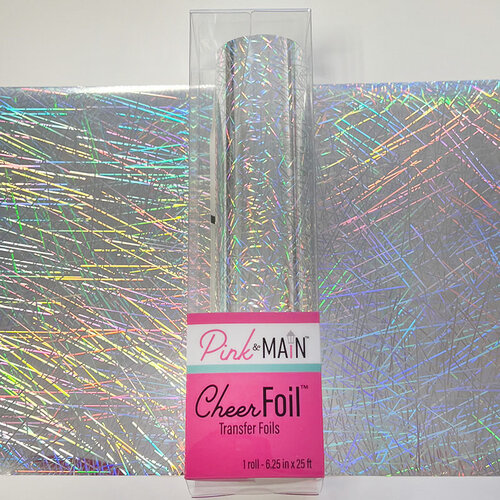 Pink and Main - Cheerfoil Collection - Cheerfoil - Tinsel Silver