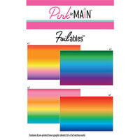 Pink and Main - Cheerfoil Collection - Foilable Sheets - Bright Ombre