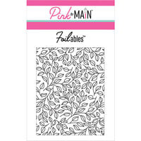 Pink and Main - Foilable Panels - Leafy Background