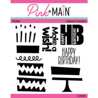 Pink and Main - Adhesive Transfer Stickies - Build A Cake