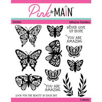 Pink And Main - Adhesive Transfer Stickies - Wings Of Whimsy