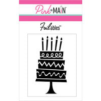 Pink and Main - Cheerfoil Collection - Foilable Panels - Tall Cake