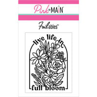 Pink and Main - Cheerfoil Collection - Foilable Sheets - Live Life