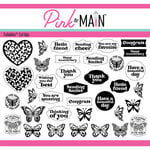 Pink and Main - Cheerfoil Collection - Foilable Sheets - Amazing Butterflies