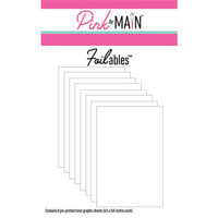 Pink and Main - Foilable Toner Sheets - White
