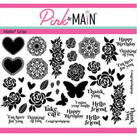 Pink and Main - Cheerfoil Collection - Foilable Cut Ups - Fanciful Florals