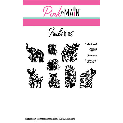 Pink And Main - Foilable Sheets - Go Wild