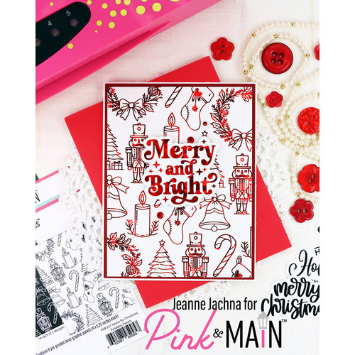 Pink and Main - CheerFoil Collection - Foilables - Hand Lettered Holiday Greetings Cut Ups