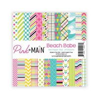 Pink And Main - 6 x 6 Paper Pack - Beach Babe