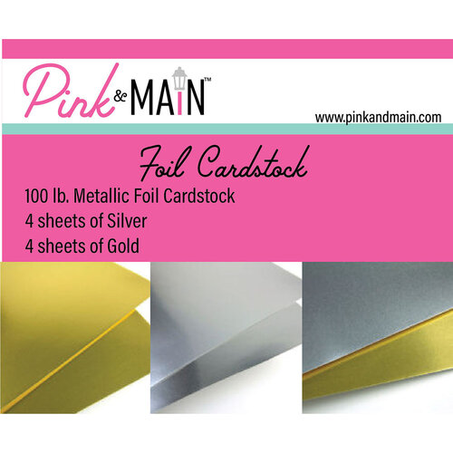 Pink and Main - 6 x 6 Paper Pack - Foil