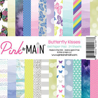Pink and Main - 6 x 6 Paper Pack - Butterfly Kisses