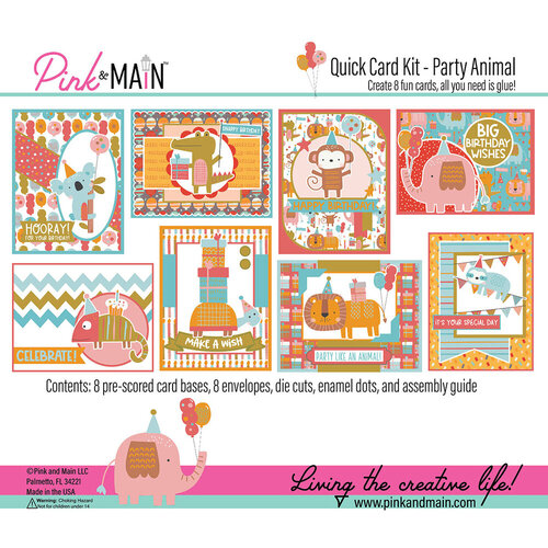 Pink and Main - Quick Card Kit - Party Animal