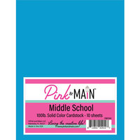 Pink and Main - 8.5 x 11 Solid Color Cardstock - 10 Pack - Middle School