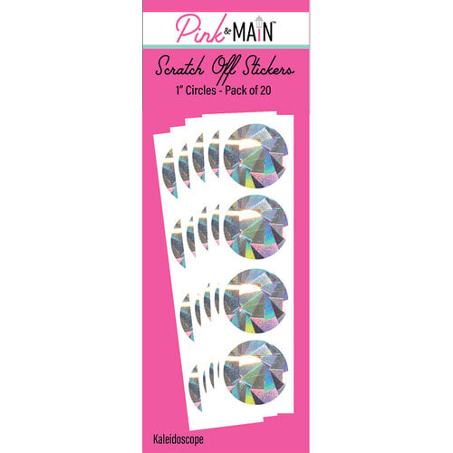 Pink and Main - Scratch Off Stickers - Kaleidoscope