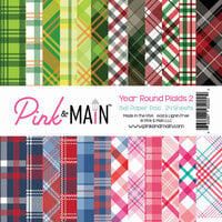 Pink and Main - 6 x 6 Paper Pack - Year Round Plaids