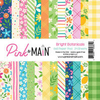 Pink And Main - 6 x 6 Paper Pack - Bright Botanicals