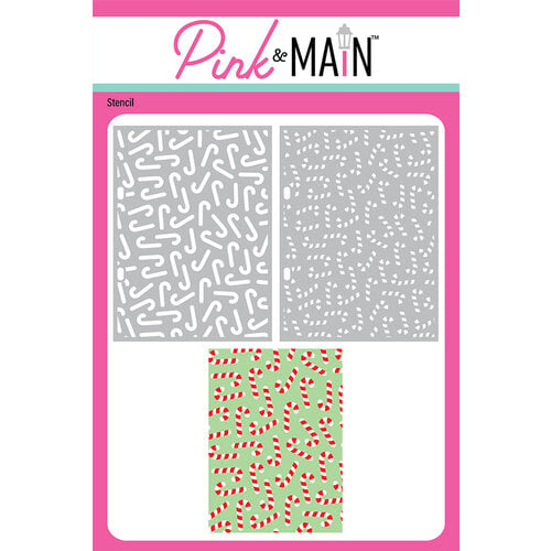 Pink and Main - Layering Stencils - Candy Canes