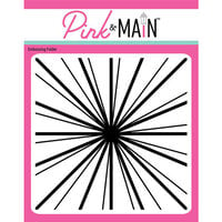 Pink and Main - Embossing Folder - Sun Ray