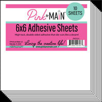 Pink and Main - Adhesive Sheets - 6 x 6 - 10 Pack