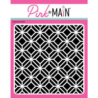Pink and Main - 6 x 6 Embossing Folder - Garden Gate