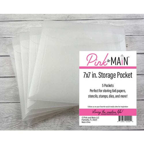 Pink and Main - 7 x 7 Storage Pocket